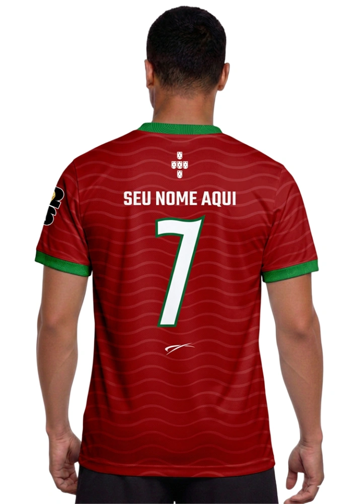 Camisa Portugal - Vermelho