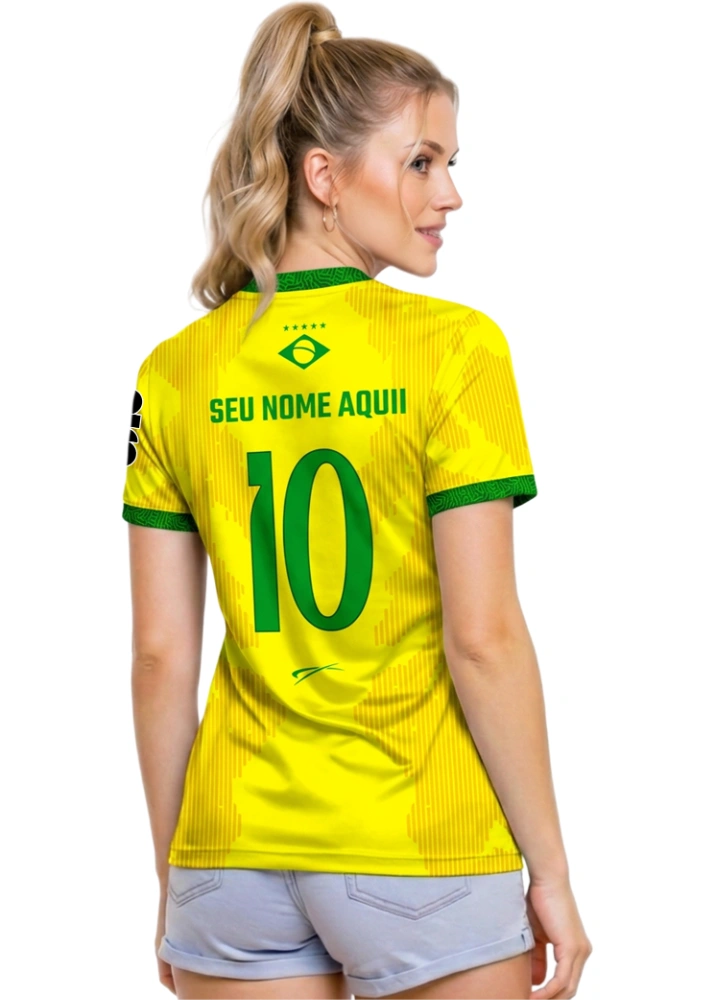 Camisa Brasil - Amarelo