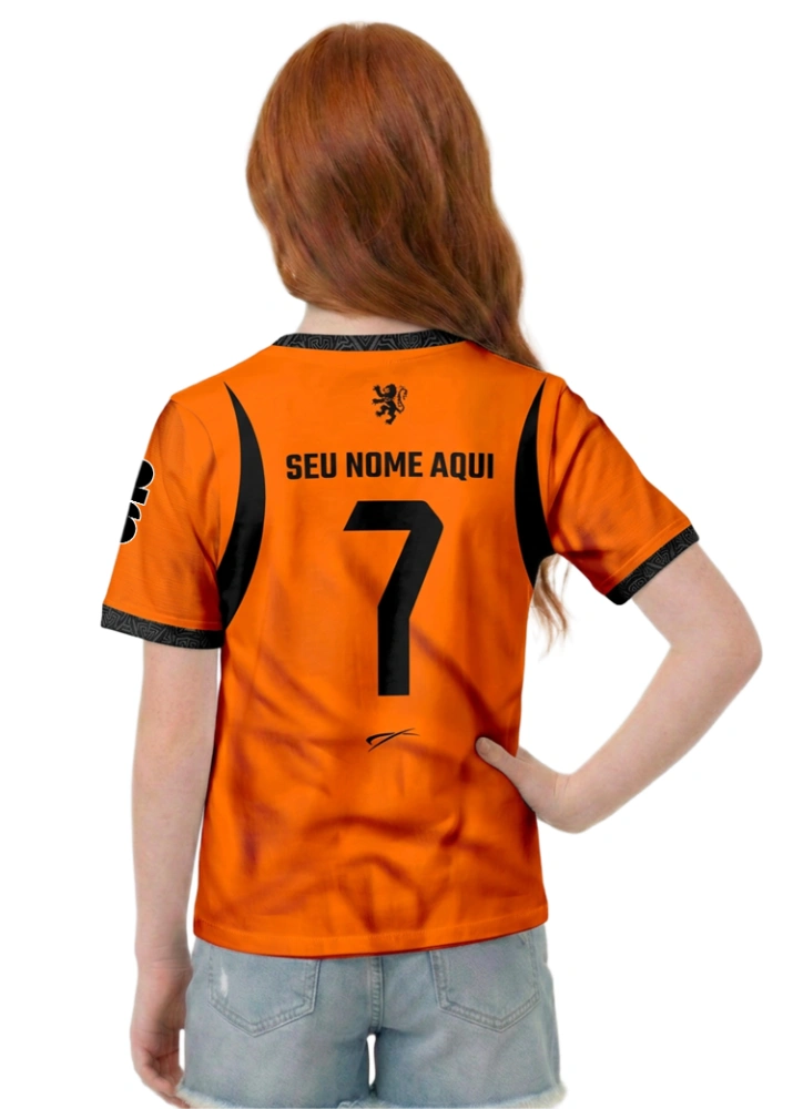 Camisa Holanda - Laranja