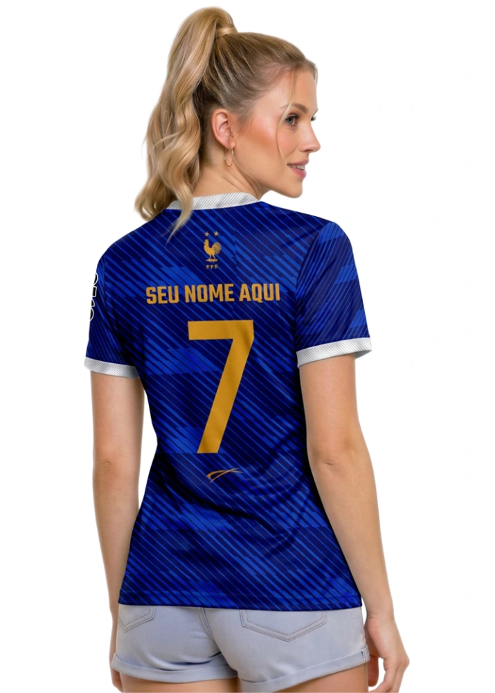 Camisa França - Azul escuro