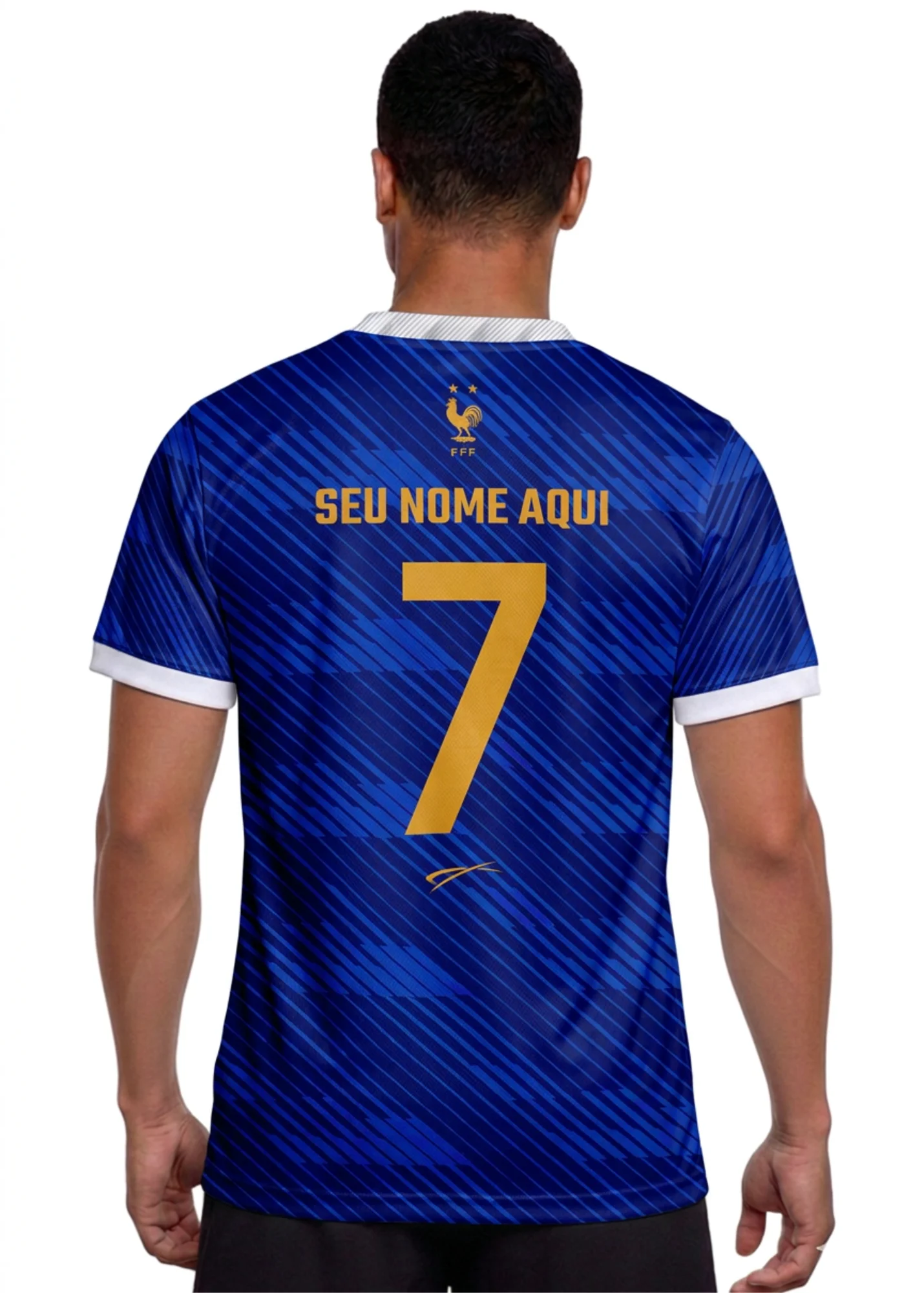 Camisa da França - Masculino - Azul escuro